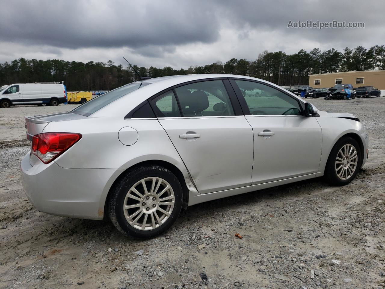 2013 Chevrolet Cruze Eco Silver vin: 1G1PH5SB3D7119850