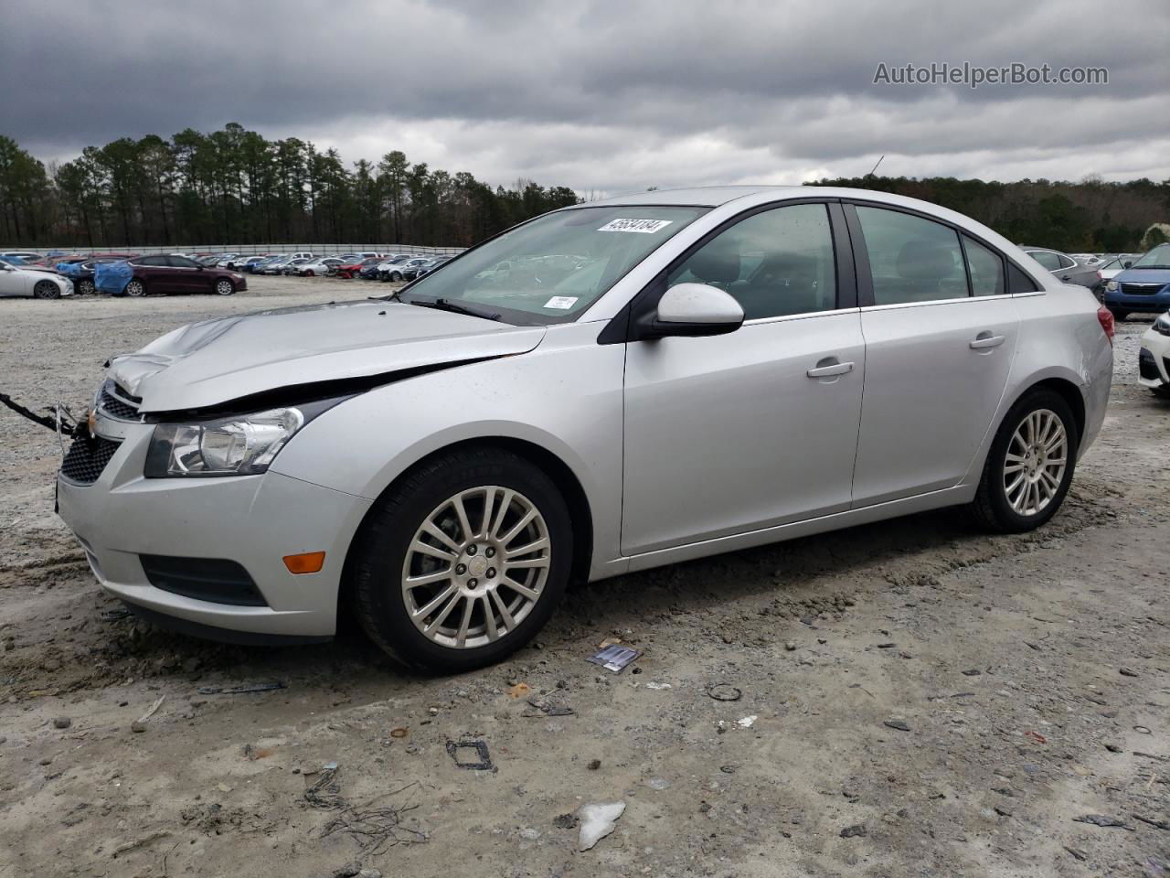 2013 Chevrolet Cruze Eco Серебряный vin: 1G1PH5SB3D7119850