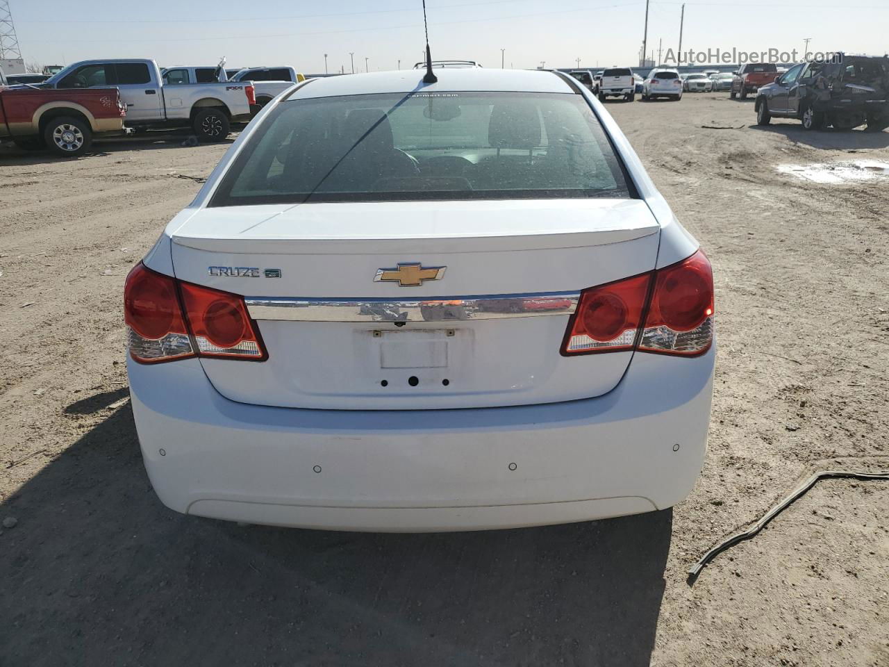 2013 Chevrolet Cruze Eco White vin: 1G1PH5SB4D7156843