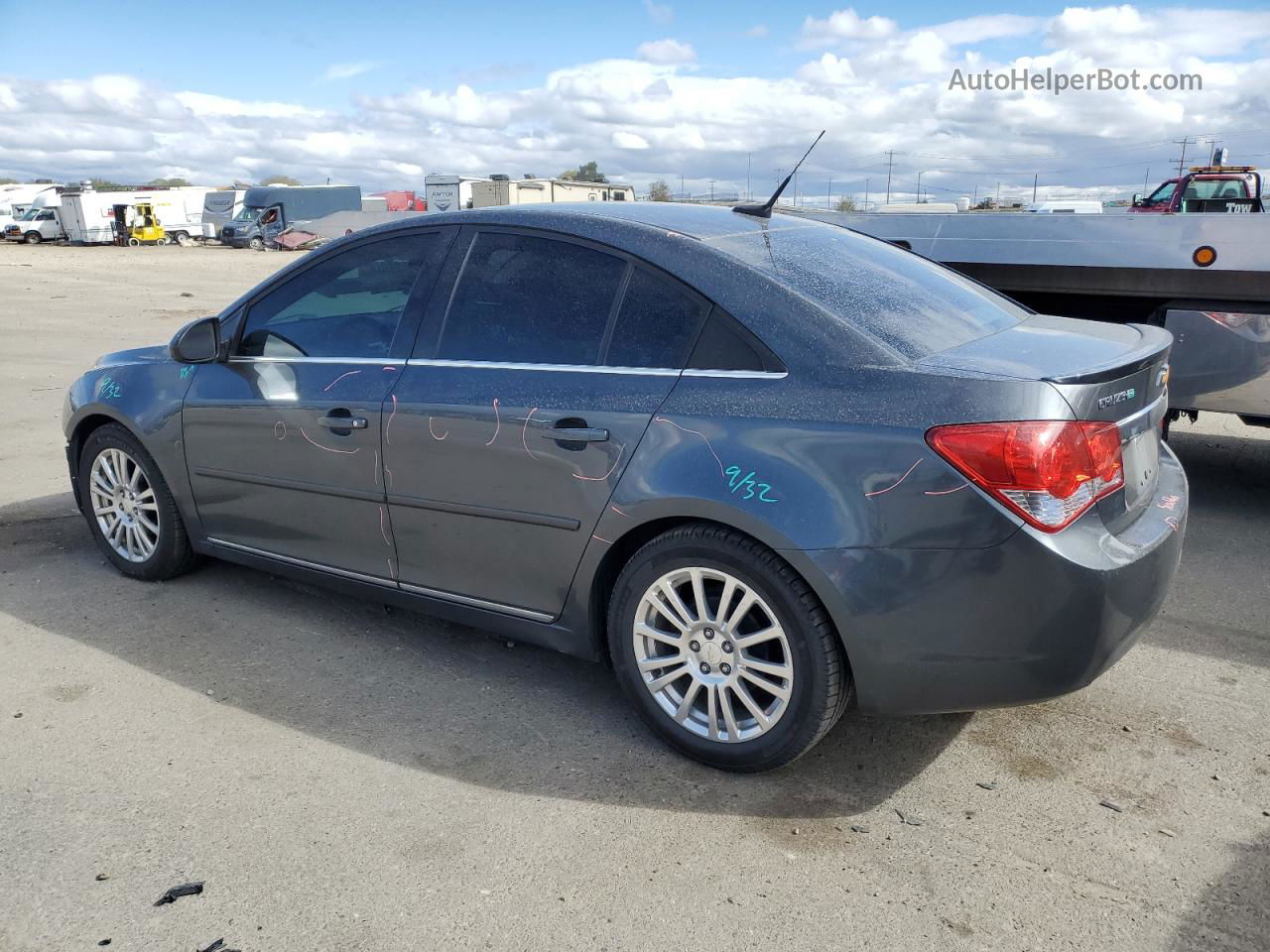 2013 Chevrolet Cruze Eco Charcoal vin: 1G1PH5SB4D7207760