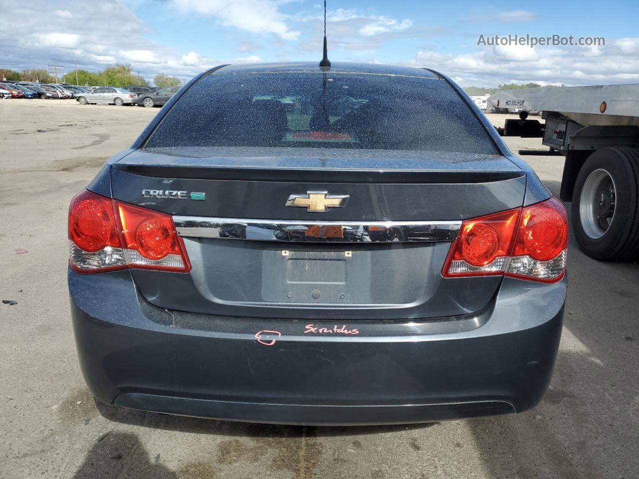 2013 Chevrolet Cruze Eco Charcoal vin: 1G1PH5SB4D7207760