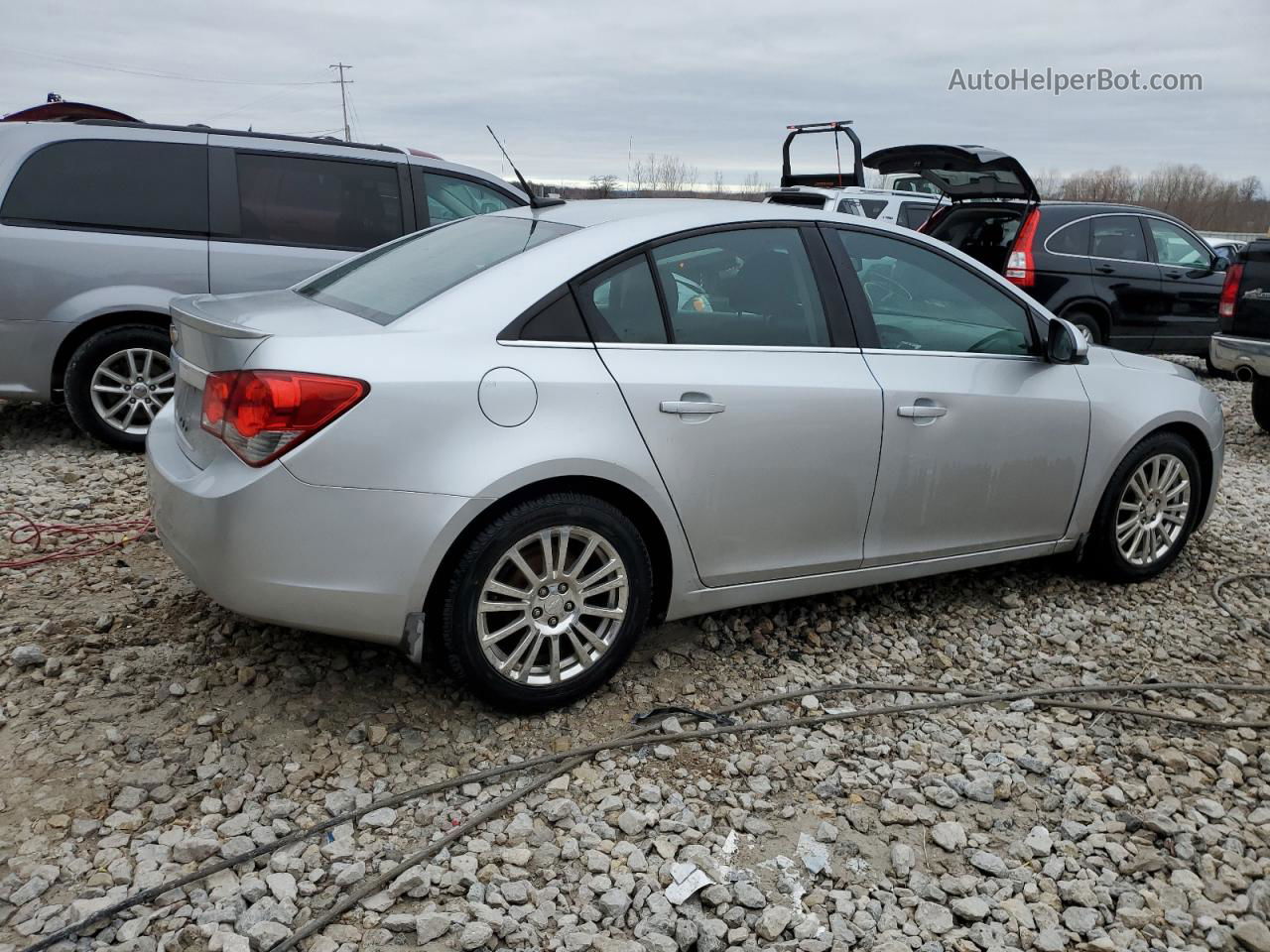 2013 Chevrolet Cruze Eco Silver vin: 1G1PH5SB4D7322505