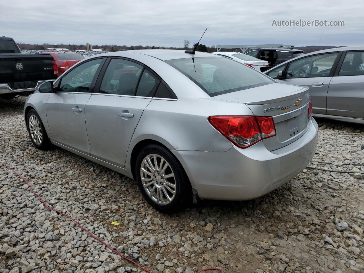 2013 Chevrolet Cruze Eco Silver vin: 1G1PH5SB4D7322505