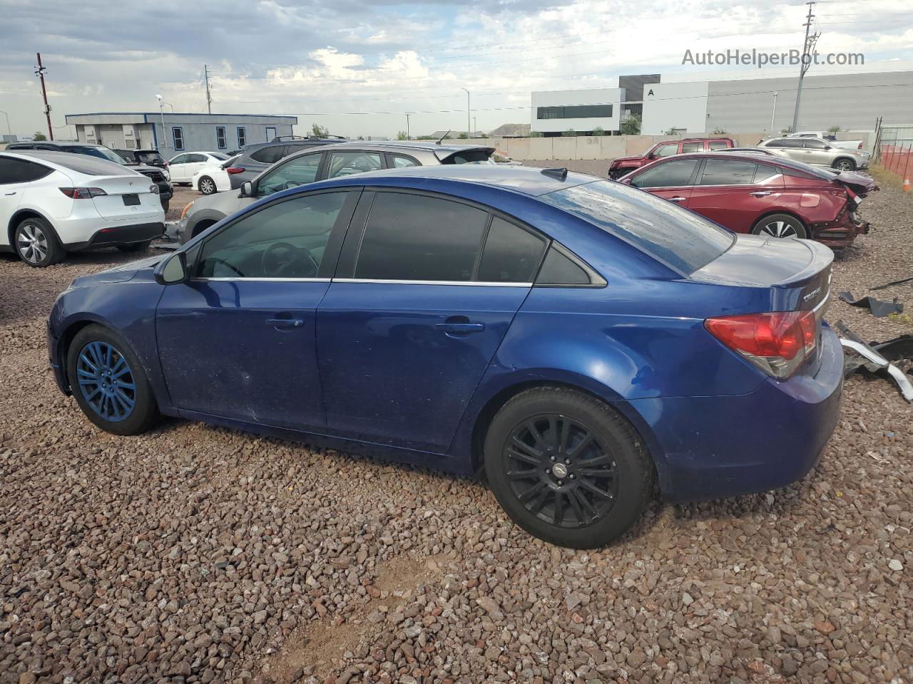 2013 Chevrolet Cruze Eco Blue vin: 1G1PH5SB5D7248253