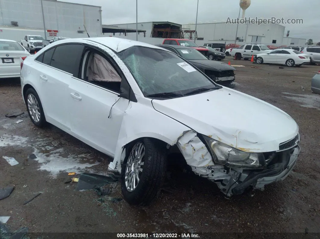 2013 Chevrolet Cruze Eco Auto White vin: 1G1PH5SB6D7182344