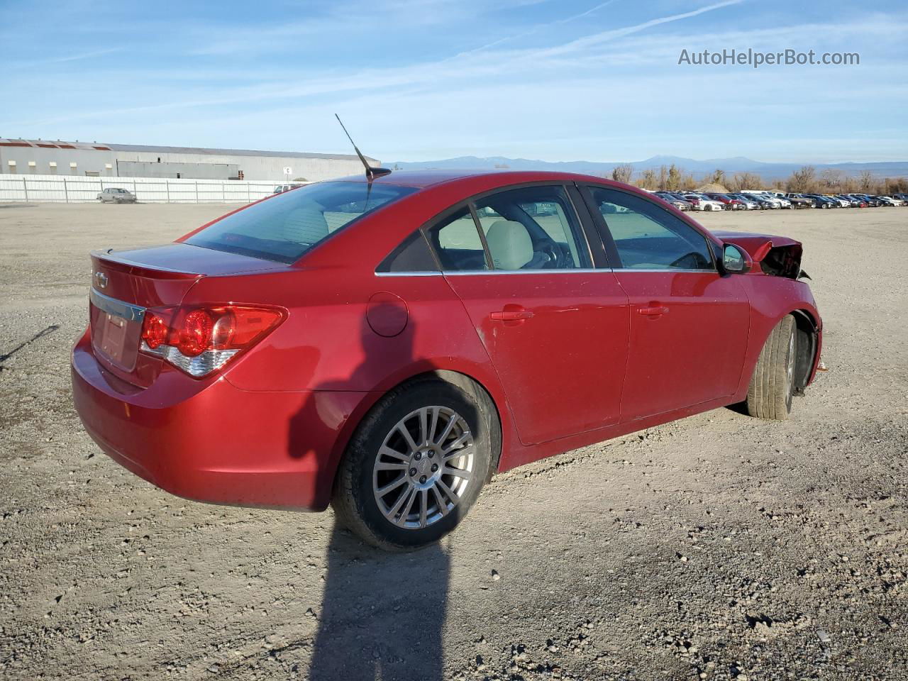 2014 Chevrolet Cruze Eco Red vin: 1G1PH5SB6E7372047