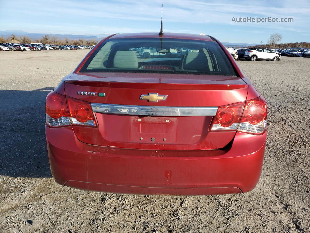 2014 Chevrolet Cruze Eco Red vin: 1G1PH5SB6E7372047