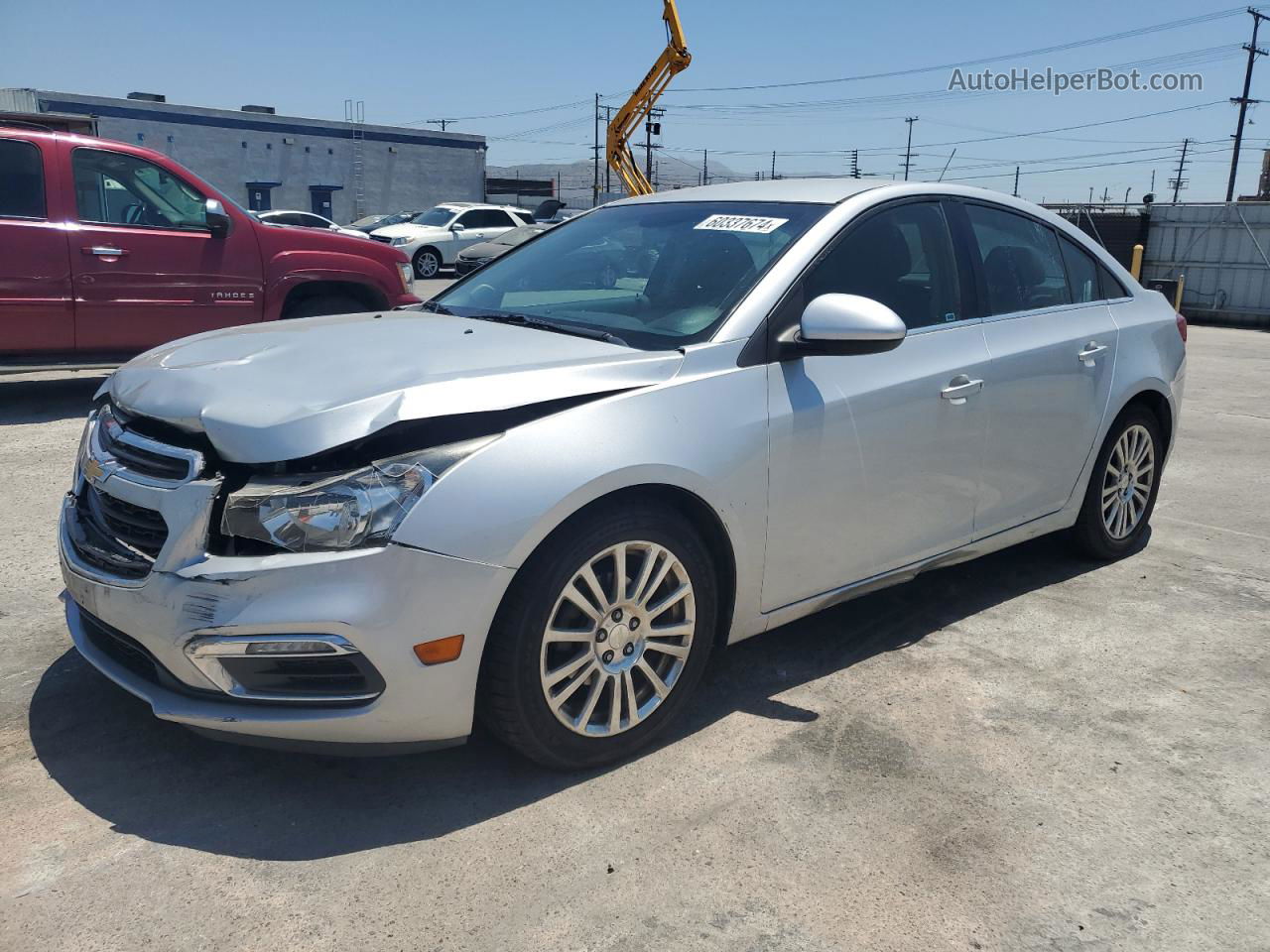 2015 Chevrolet Cruze Eco Silver vin: 1G1PH5SB6F7132305