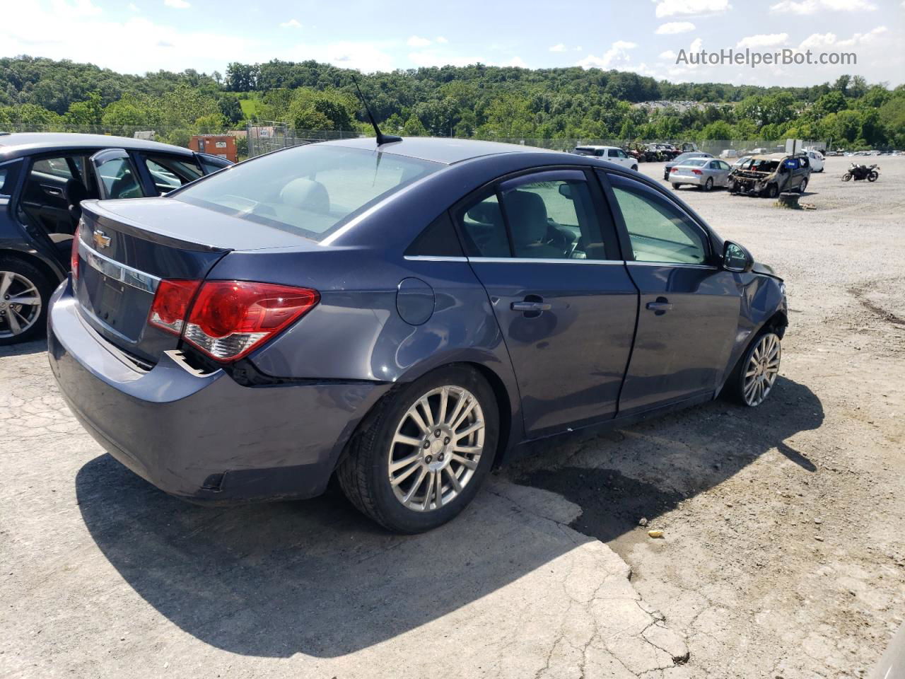 2013 Chevrolet Cruze Eco Синий vin: 1G1PH5SB7D7229185