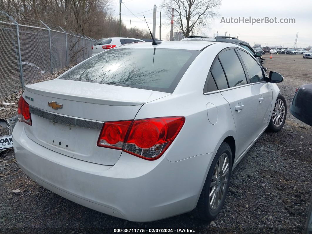 2014 Chevrolet Cruze Eco Auto White vin: 1G1PH5SB7E7104253