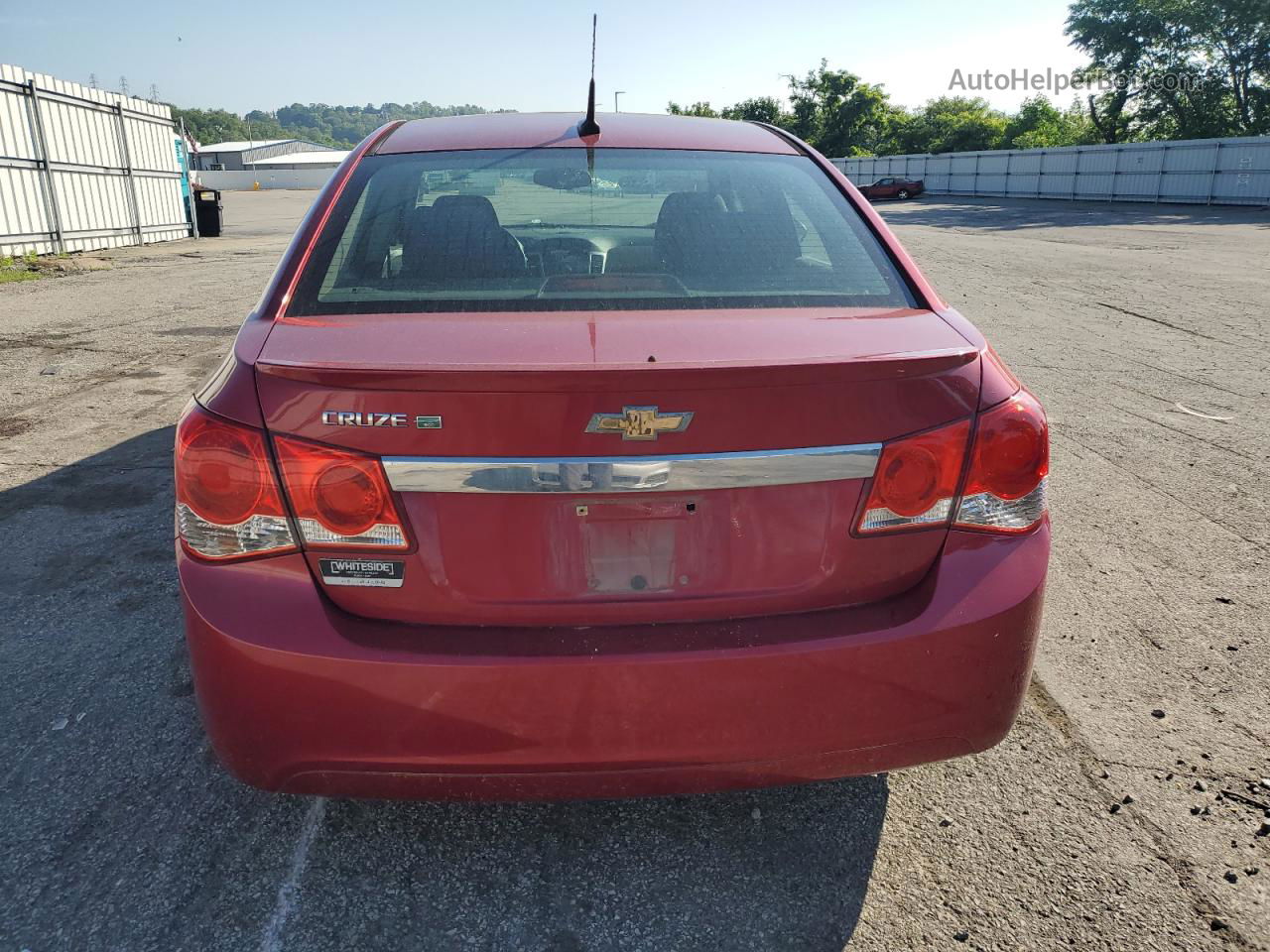 2014 Chevrolet Cruze Eco Burgundy vin: 1G1PH5SB8E7153025