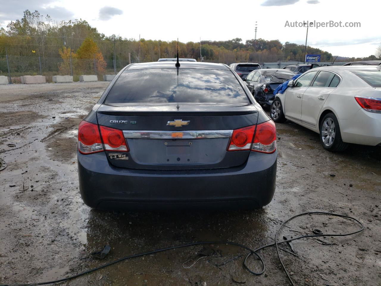 2013 Chevrolet Cruze Eco Charcoal vin: 1G1PH5SB9D7154795