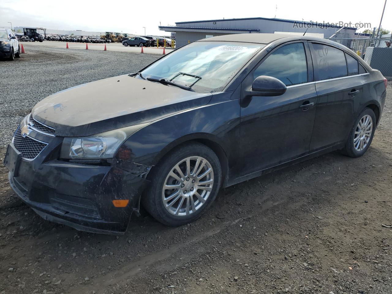 2013 Chevrolet Cruze Eco Black vin: 1G1PH5SB9D7191006