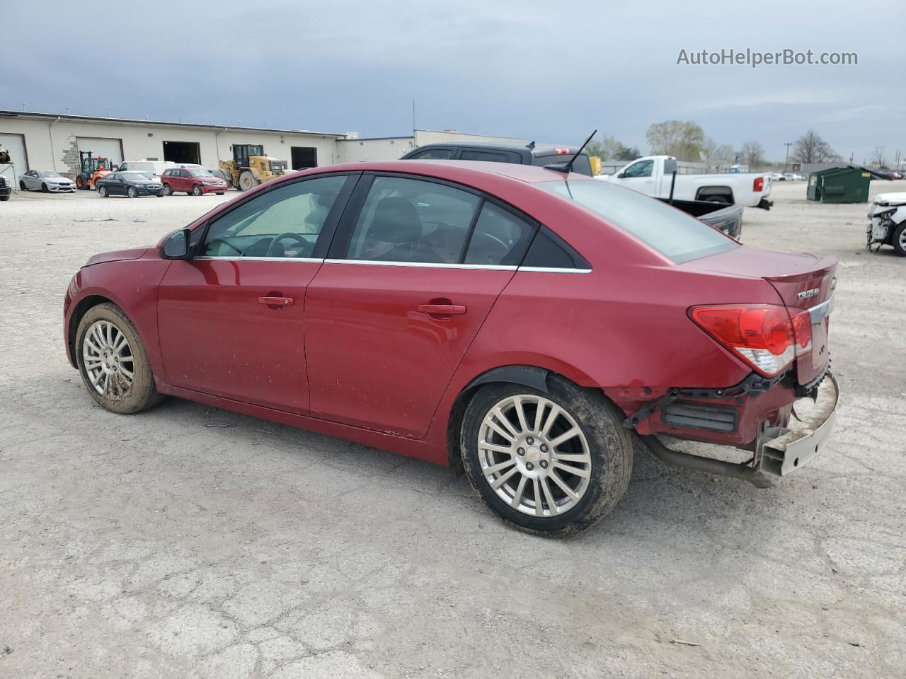 2014 Chevrolet Cruze Eco Red vin: 1G1PH5SB9E7185319