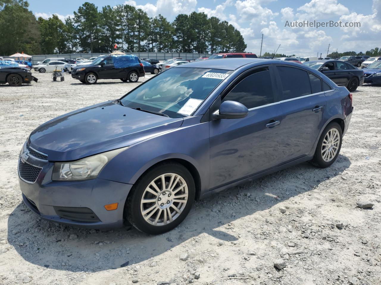 2013 Chevrolet Cruze Eco Blue vin: 1G1PH5SBXD7145135