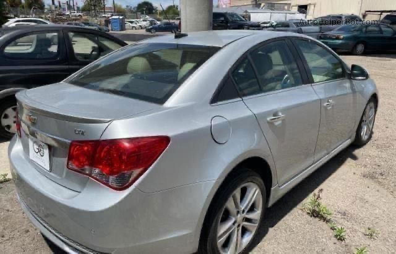 2012 Chevrolet Cruze Ltz Silver vin: 1G1PH5SC0C7136466