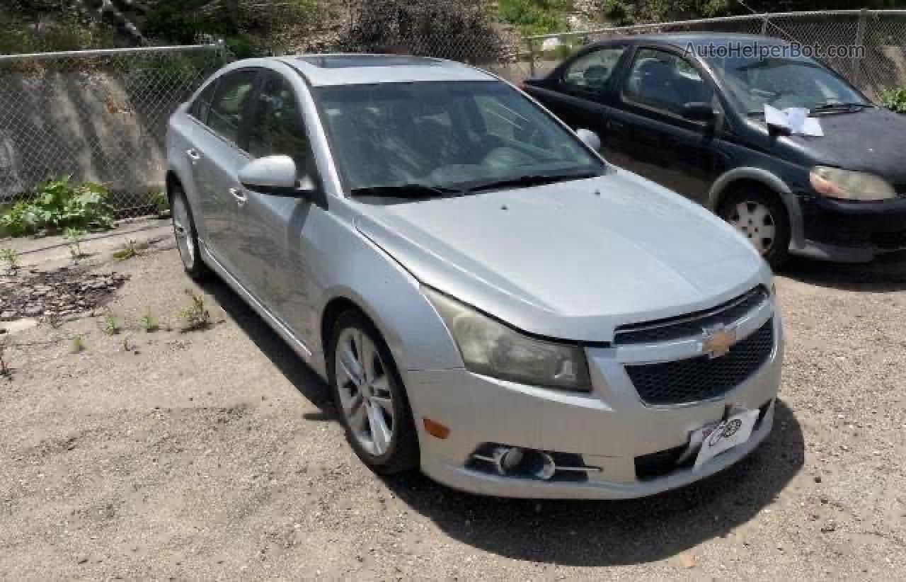 2012 Chevrolet Cruze Ltz Silver vin: 1G1PH5SC0C7136466