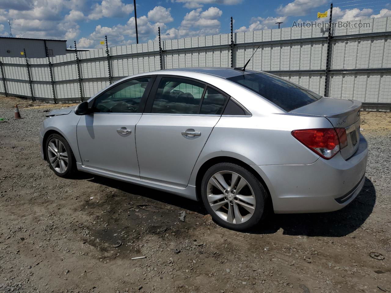 2012 Chevrolet Cruze Ltz Silver vin: 1G1PH5SC0C7184226