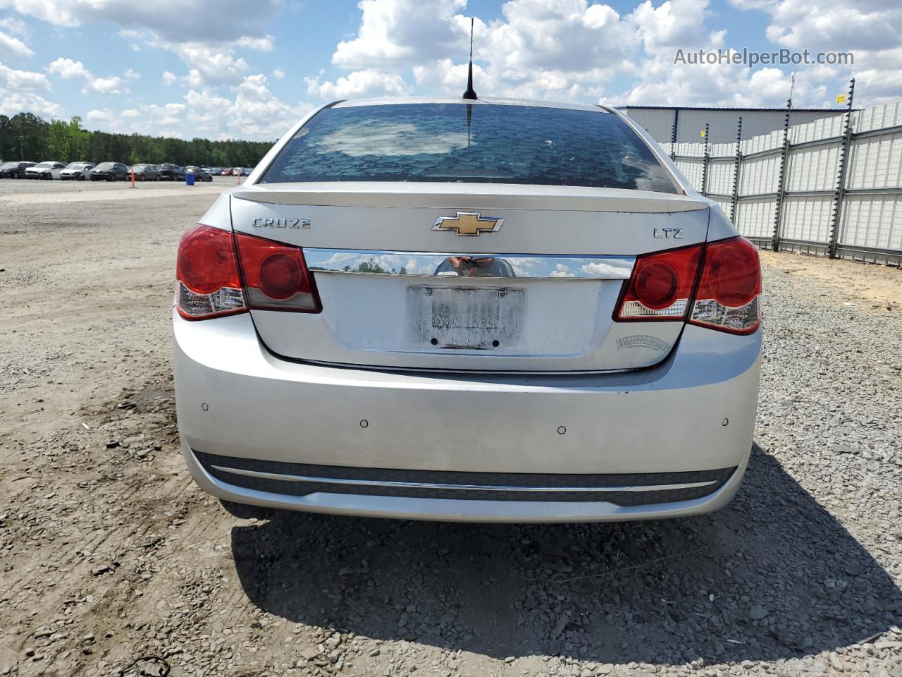 2012 Chevrolet Cruze Ltz Silver vin: 1G1PH5SC0C7184226