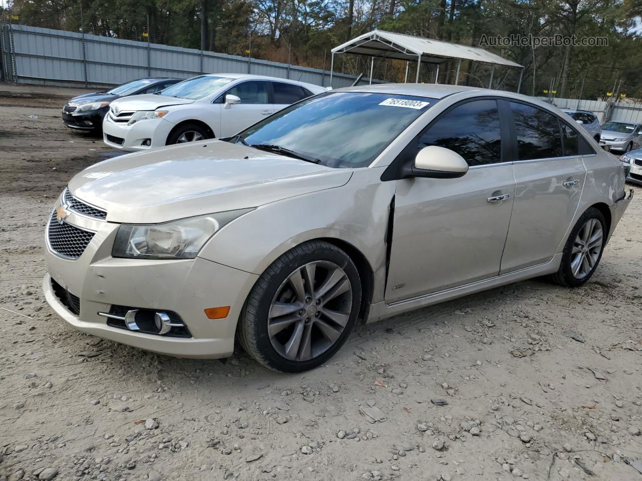 2012 Chevrolet Cruze Ltz Золотой vin: 1G1PH5SC0C7233442