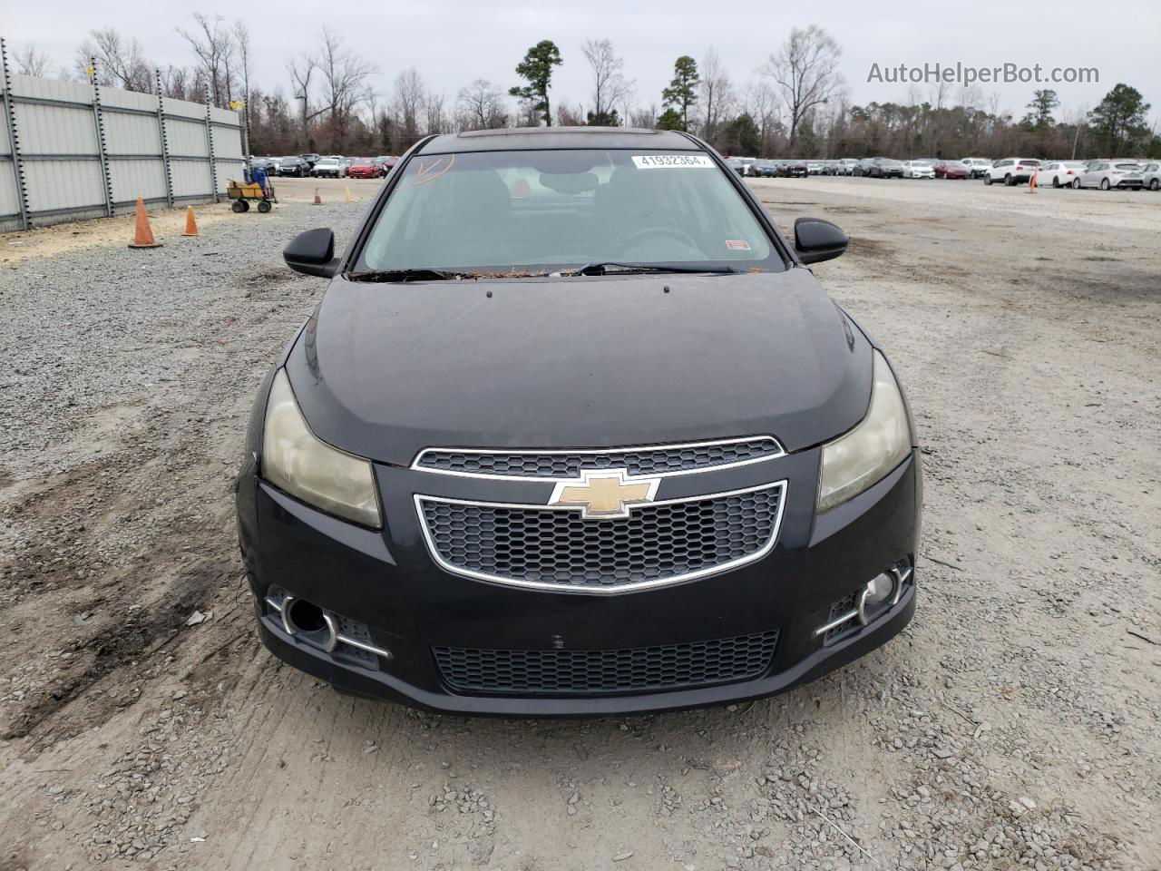 2012 Chevrolet Cruze Ltz Black vin: 1G1PH5SC1C7212583