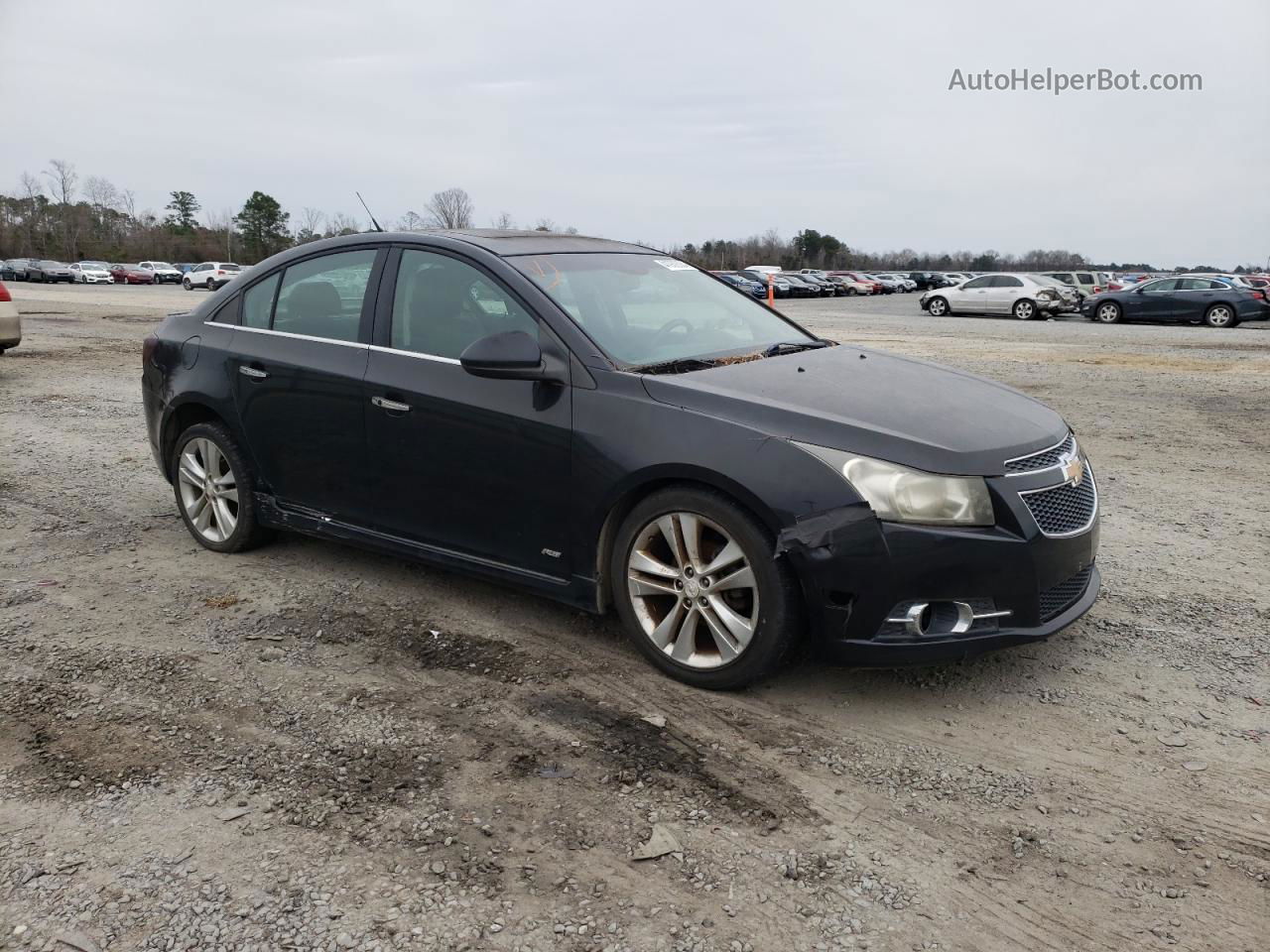 2012 Chevrolet Cruze Ltz Black vin: 1G1PH5SC1C7212583