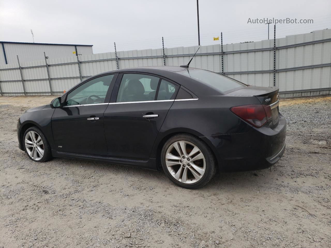 2012 Chevrolet Cruze Ltz Black vin: 1G1PH5SC1C7212583