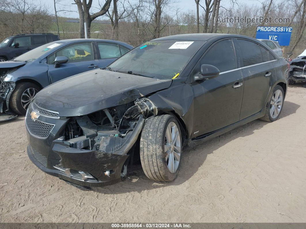 2012 Chevrolet Cruze Ltz Gray vin: 1G1PH5SC1C7233580