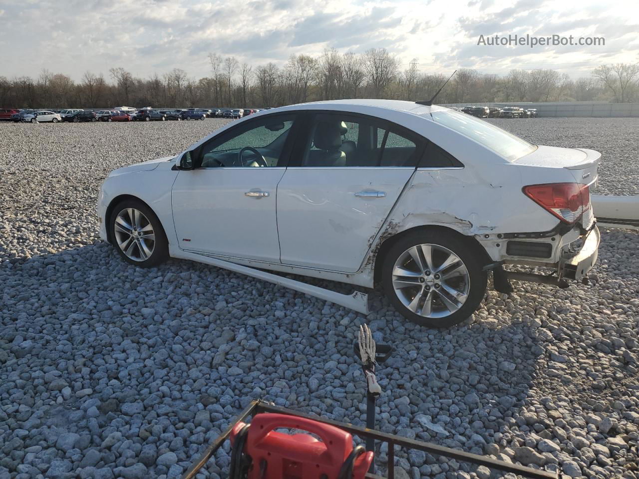 2012 Chevrolet Cruze Ltz White vin: 1G1PH5SC1C7325935