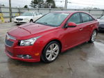 2012 Chevrolet Cruze Ltz Red vin: 1G1PH5SC1C7390624