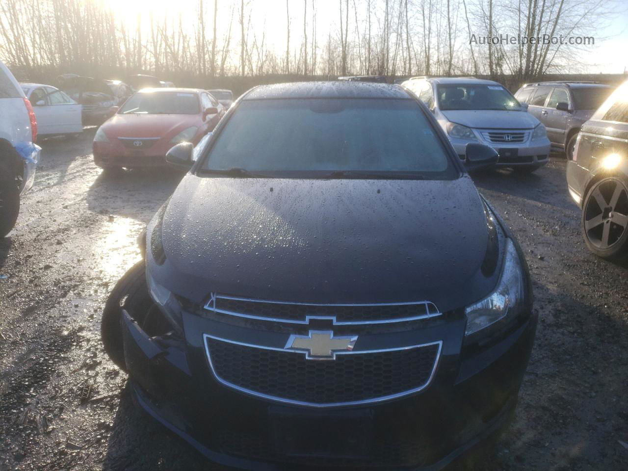 2012 Chevrolet Cruze Ltz Black vin: 1G1PH5SC2C7147968