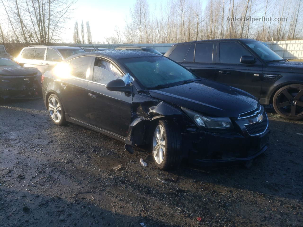 2012 Chevrolet Cruze Ltz Черный vin: 1G1PH5SC2C7147968