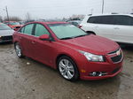 2012 Chevrolet Cruze Ltz Red vin: 1G1PH5SC2C7183563