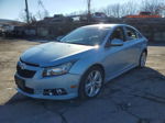 2012 Chevrolet Cruze Ltz Blue vin: 1G1PH5SC2C7219834