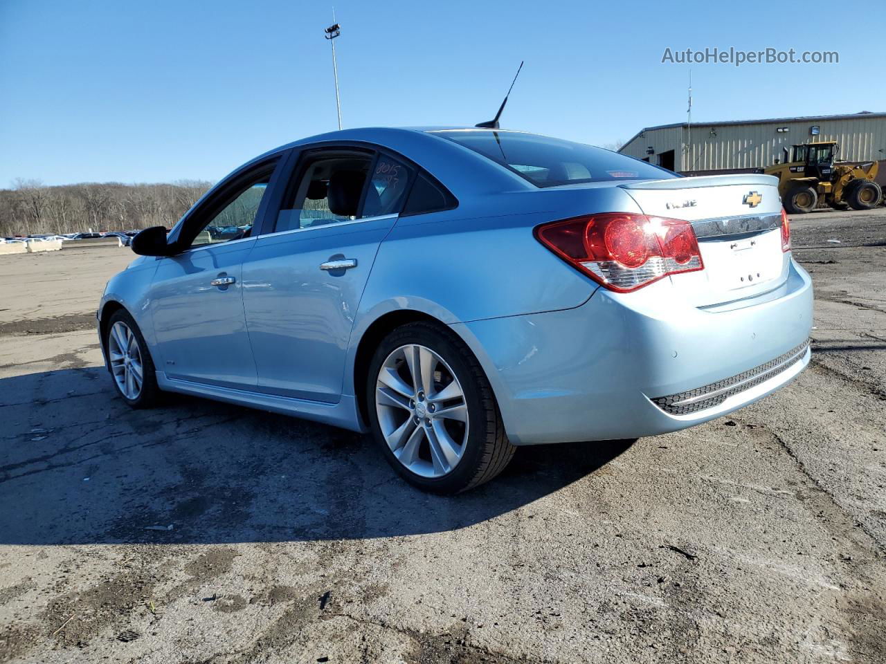 2012 Chevrolet Cruze Ltz Blue vin: 1G1PH5SC2C7219834