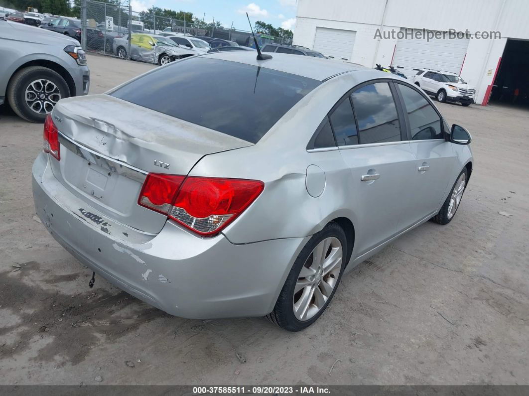 2012 Chevrolet Cruze Ltz Silver vin: 1G1PH5SC2C7257435