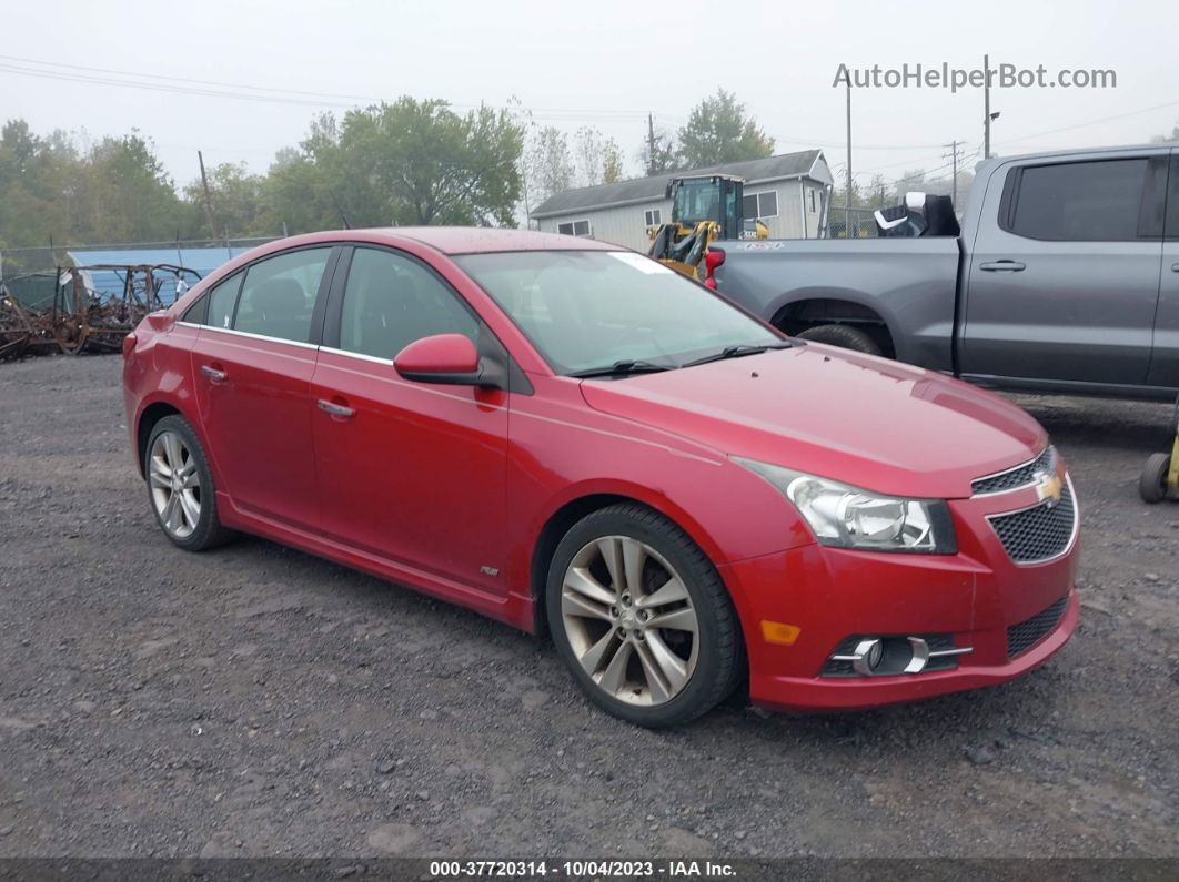 2012 Chevrolet Cruze Ltz Red vin: 1G1PH5SC2C7261632