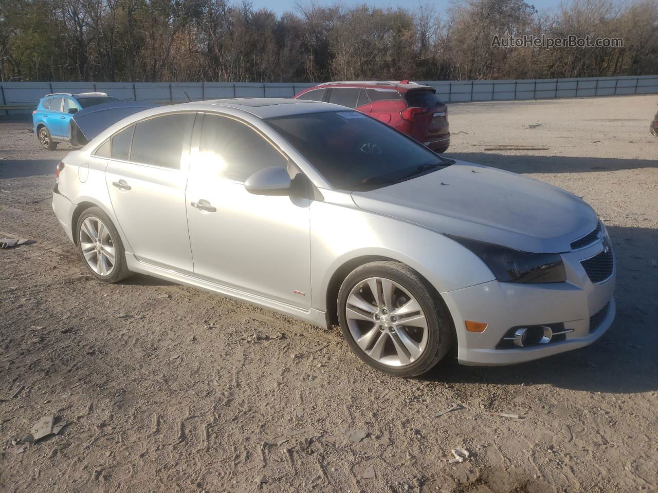 2012 Chevrolet Cruze Ltz Silver vin: 1G1PH5SC2C7366249