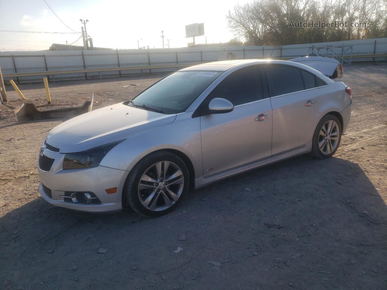 2012 Chevrolet Cruze Ltz Silver vin: 1G1PH5SC2C7366249