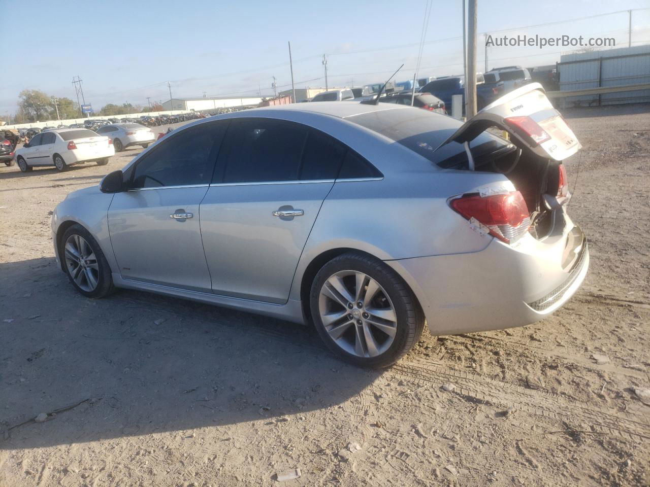 2012 Chevrolet Cruze Ltz Silver vin: 1G1PH5SC2C7366249