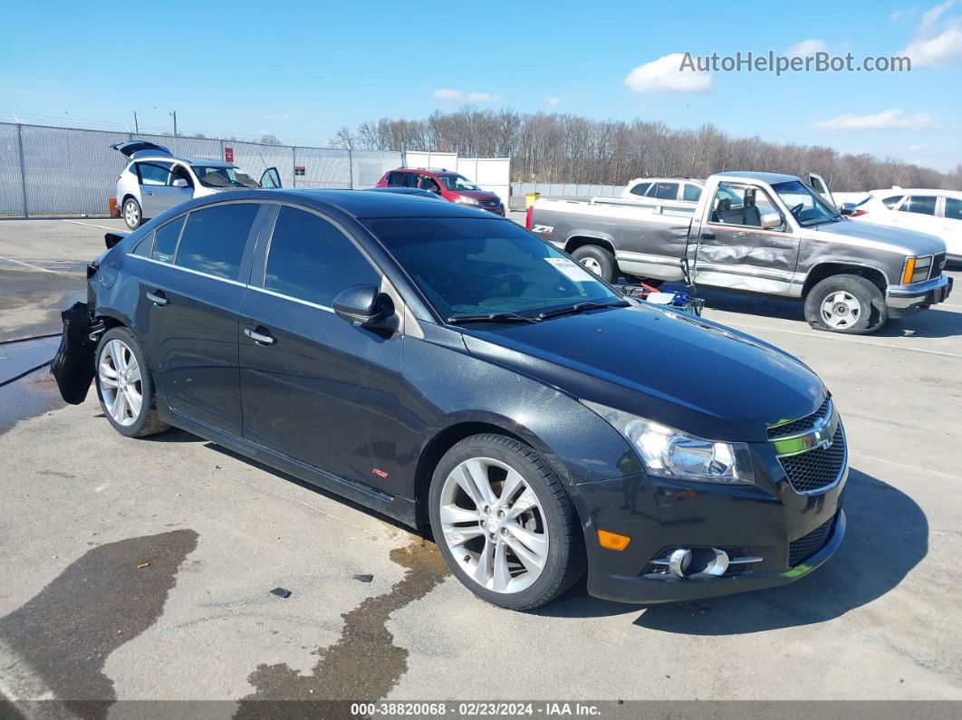 2012 Chevrolet Cruze Ltz Black vin: 1G1PH5SC2C7369765