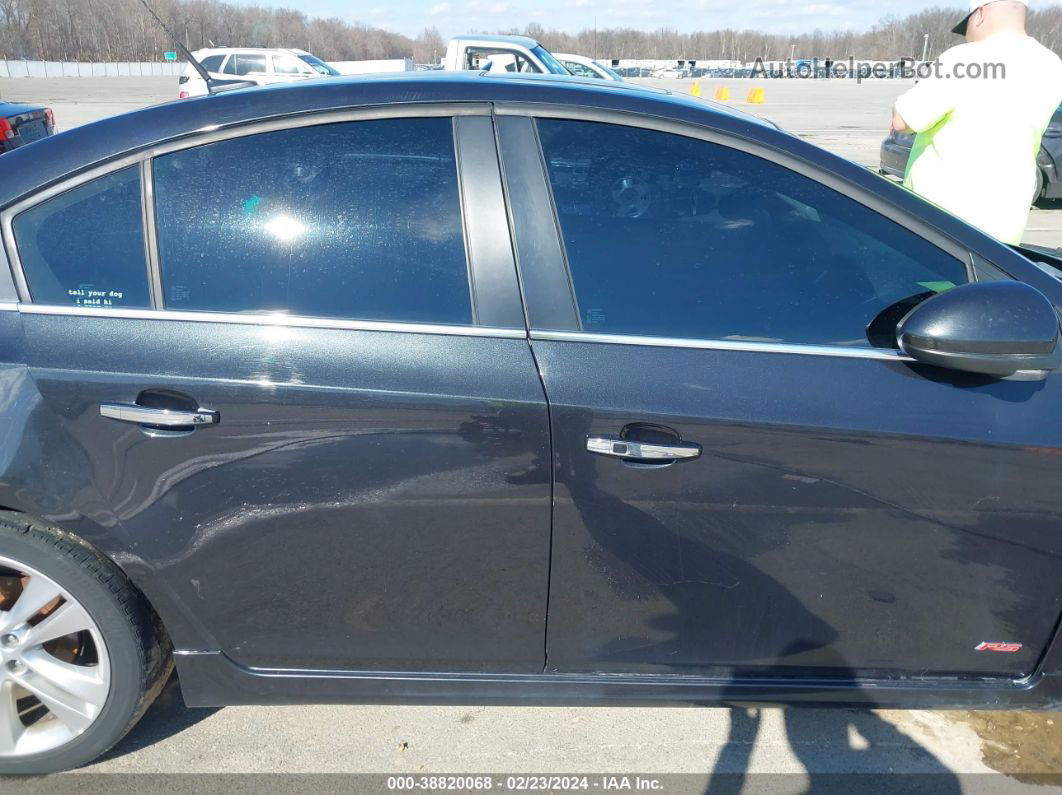 2012 Chevrolet Cruze Ltz Black vin: 1G1PH5SC2C7369765