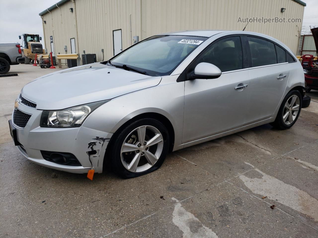 2012 Chevrolet Cruze Ltz Silver vin: 1G1PH5SC4C7142416