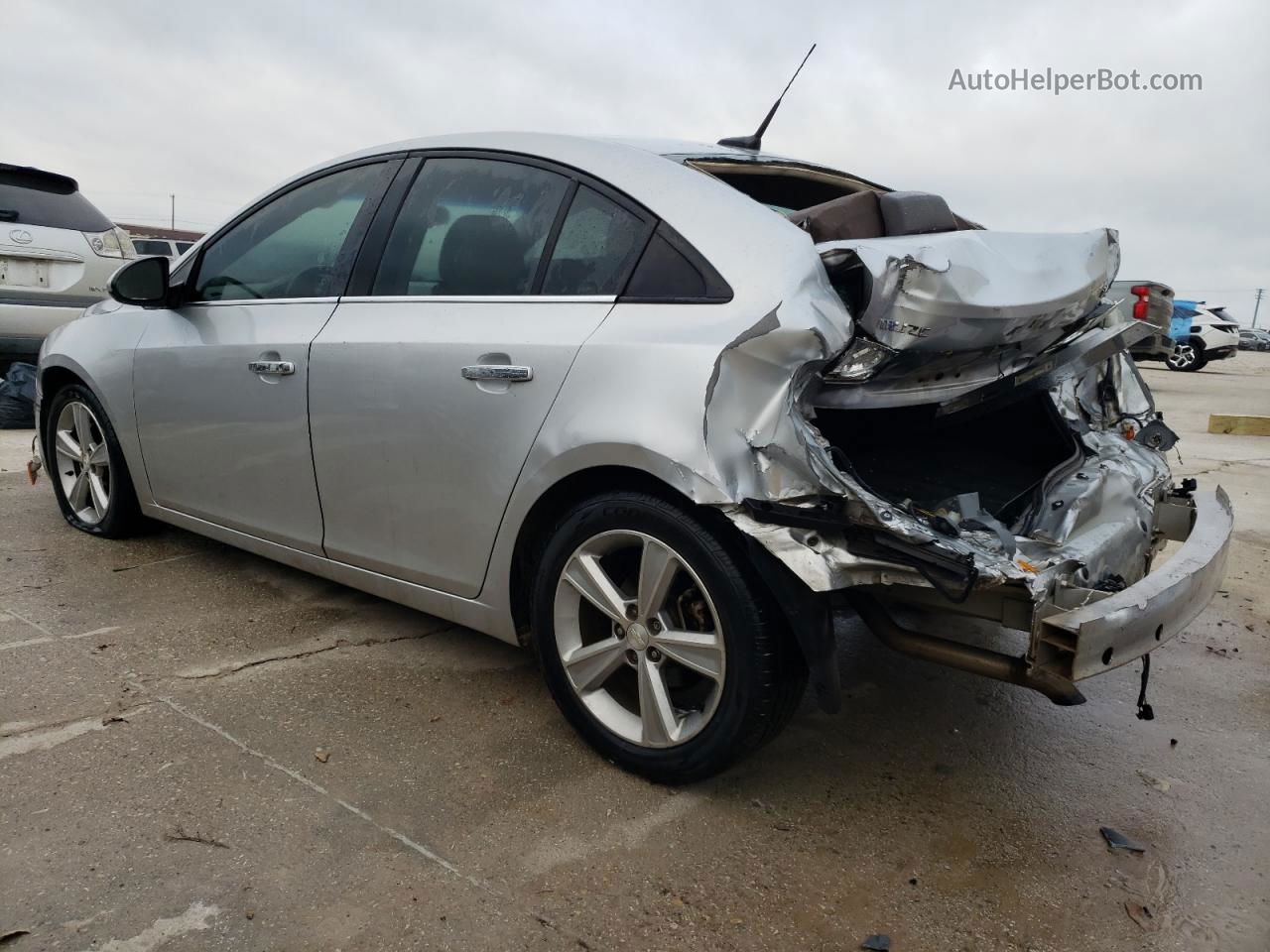 2012 Chevrolet Cruze Ltz Silver vin: 1G1PH5SC4C7142416