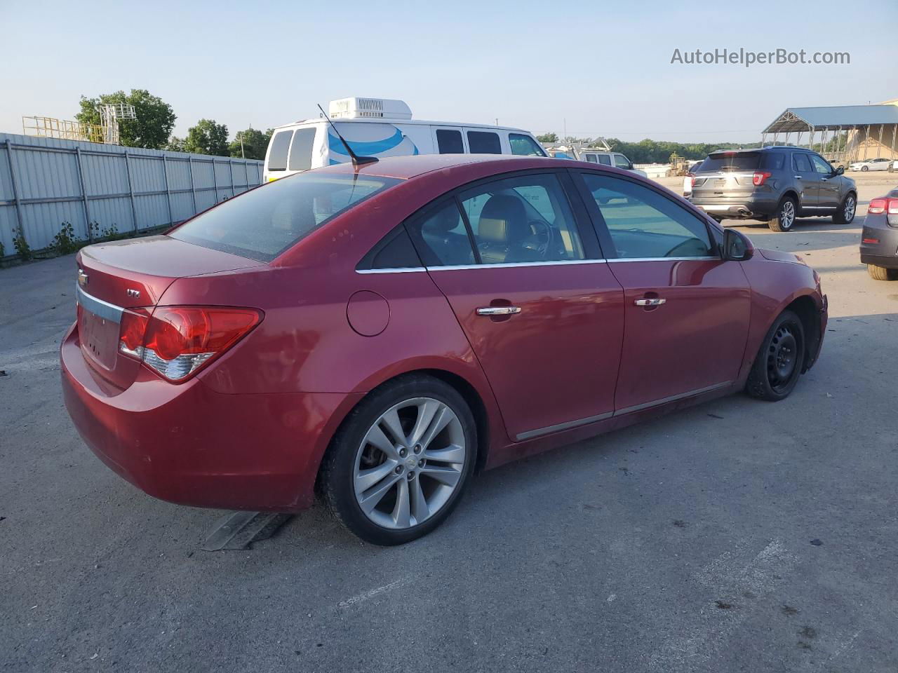 2012 Chevrolet Cruze Ltz Бордовый vin: 1G1PH5SC4C7373834