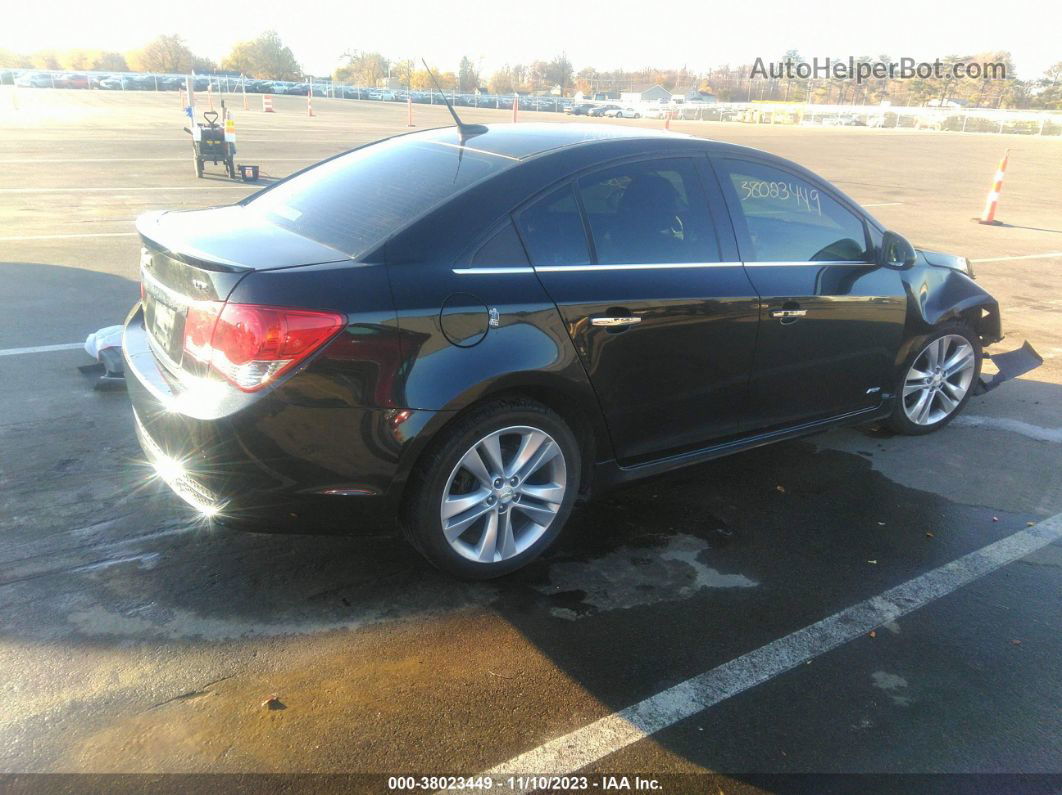 2012 Chevrolet Cruze Ltz Black vin: 1G1PH5SC5C7169138