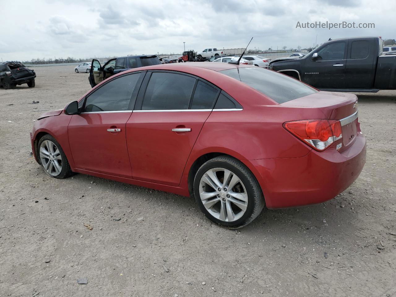 2012 Chevrolet Cruze Ltz Red vin: 1G1PH5SC5C7186831