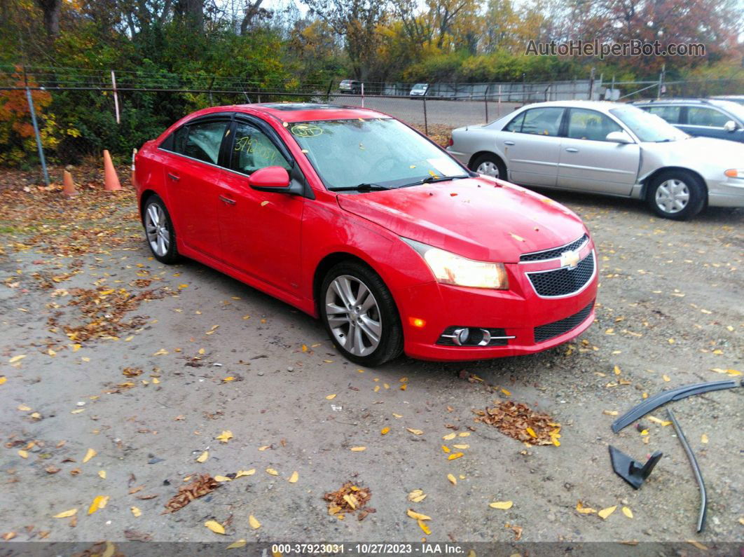 2012 Chevrolet Cruze Ltz Красный vin: 1G1PH5SC5C7337408