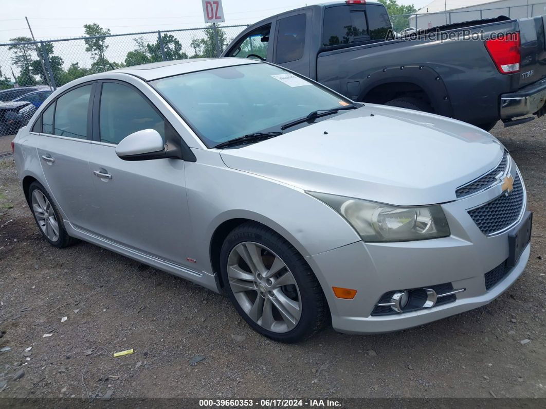 2012 Chevrolet Cruze Ltz Silver vin: 1G1PH5SC5C7343323