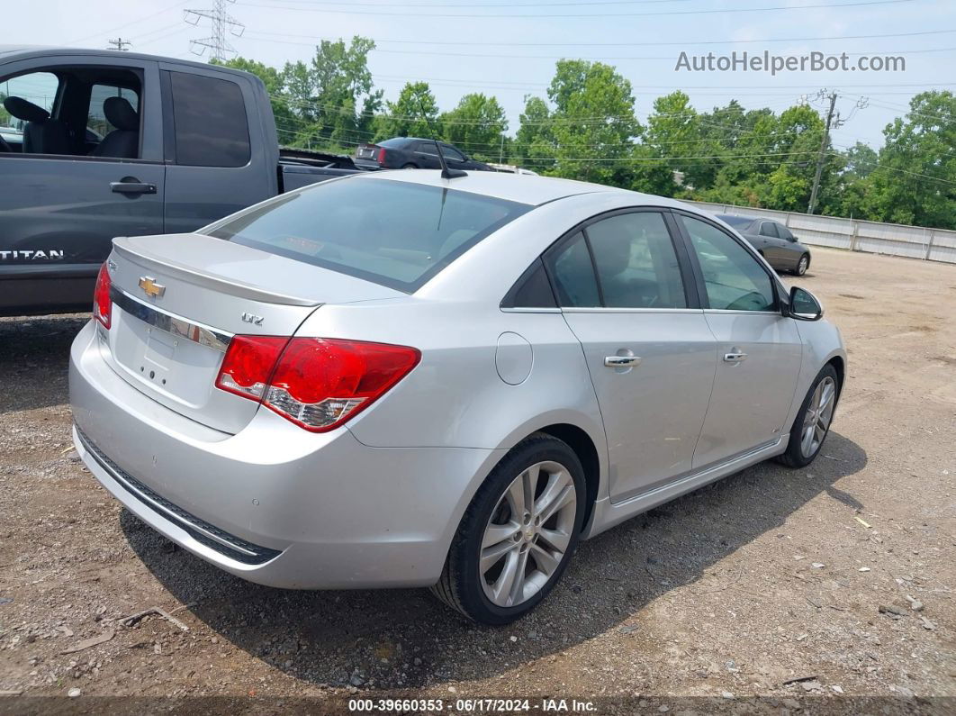 2012 Chevrolet Cruze Ltz Silver vin: 1G1PH5SC5C7343323